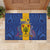 Barbados Emancipation Day Rubber Doormat Coat of Arms and Map National Flag Style - Wonder Print Shop