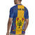 Personalised Barbados Emancipation Day Rugby Jersey Coat of Arms and Map National Flag Style - Wonder Print Shop