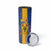 Barbados Emancipation Day Skinny Tumbler Coat of Arms and Map National Flag Style - Wonder Print Shop