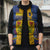Personalised Barbados Emancipation Day Sleeveless Puffer Jacket Coat of Arms and Map National Flag Style - Wonder Print Shop