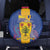 Barbados Emancipation Day Spare Tire Cover Coat of Arms and Map National Flag Style - Wonder Print Shop