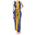 Personalised Barbados Emancipation Day Tank Maxi Dress Coat of Arms and Map National Flag Style - Wonder Print Shop