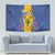 Barbados Emancipation Day Tapestry Coat of Arms and Map National Flag Style - Wonder Print Shop