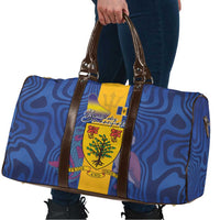 Barbados Emancipation Day Travel Bag Coat of Arms and Map National Flag Style - Wonder Print Shop