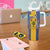 Barbados Emancipation Day Tumbler With Handle Coat of Arms and Map National Flag Style - Wonder Print Shop