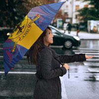 Barbados Emancipation Day Umbrella Coat of Arms and Map National Flag Style - Wonder Print Shop