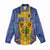 Personalised Barbados Emancipation Day Women Casual Shirt Coat of Arms and Map National Flag Style - Wonder Print Shop