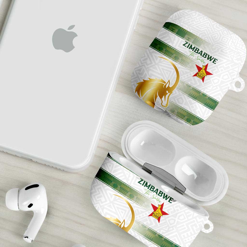 Zimbabwe Rugby The Champions 2025 AirPods Case The Gold Sables Version - Wonder Print Shop