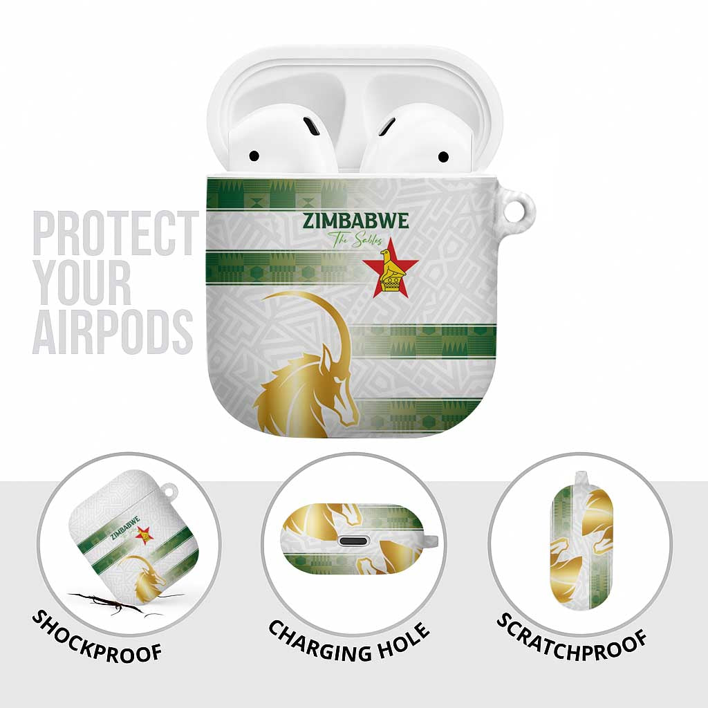 Zimbabwe Rugby The Champions 2025 AirPods Case The Gold Sables Version - Wonder Print Shop
