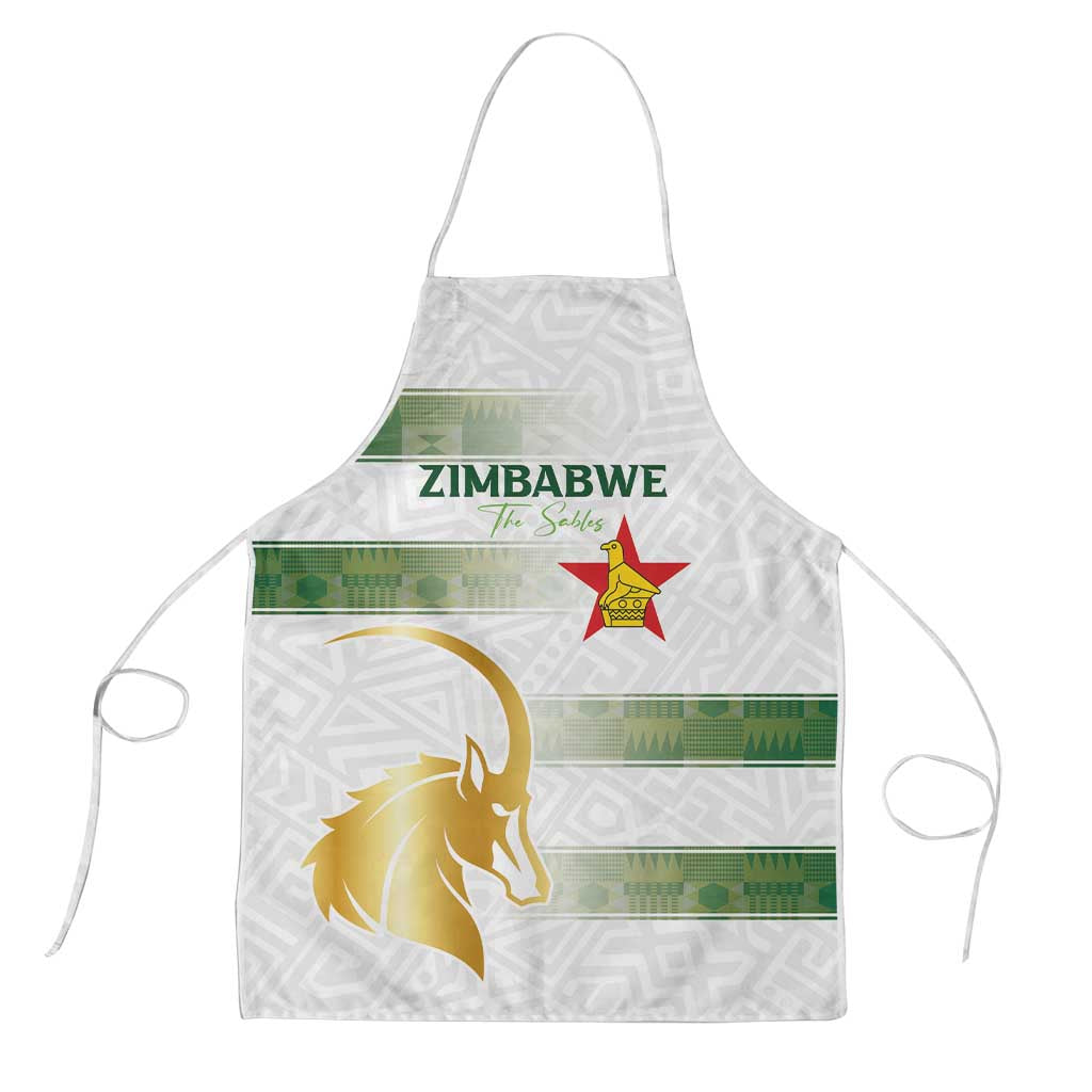 Zimbabwe Rugby The Champions 2025 Apron The Gold Sables Version - Wonder Print Shop