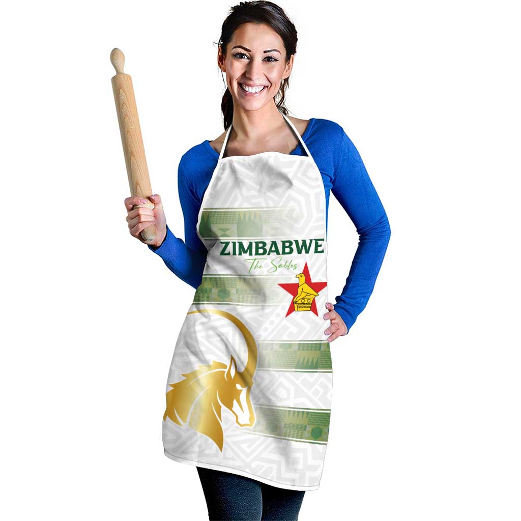 Zimbabwe Rugby The Champions 2025 Apron The Gold Sables Version - Wonder Print Shop