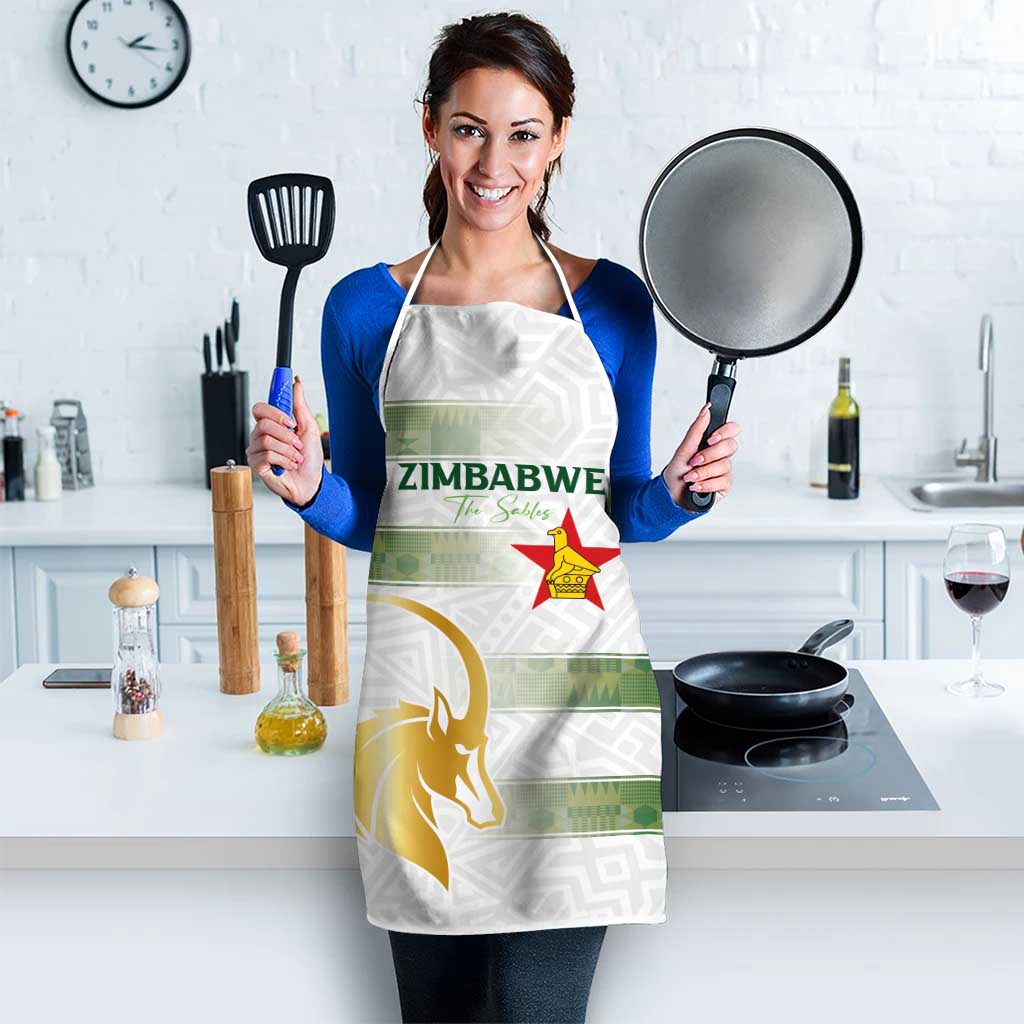 Zimbabwe Rugby The Champions 2025 Apron The Gold Sables Version - Wonder Print Shop