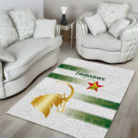 Zimbabwe Rugby The Champions 2025 Area Rug The Gold Sables Version - Wonder Print Shop