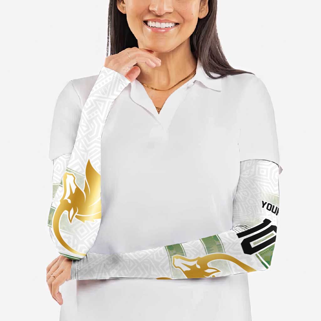 Custom Zimbabwe Rugby The Champions 2025 Arm Sleeves The Gold Sables Version - Wonder Print Shop