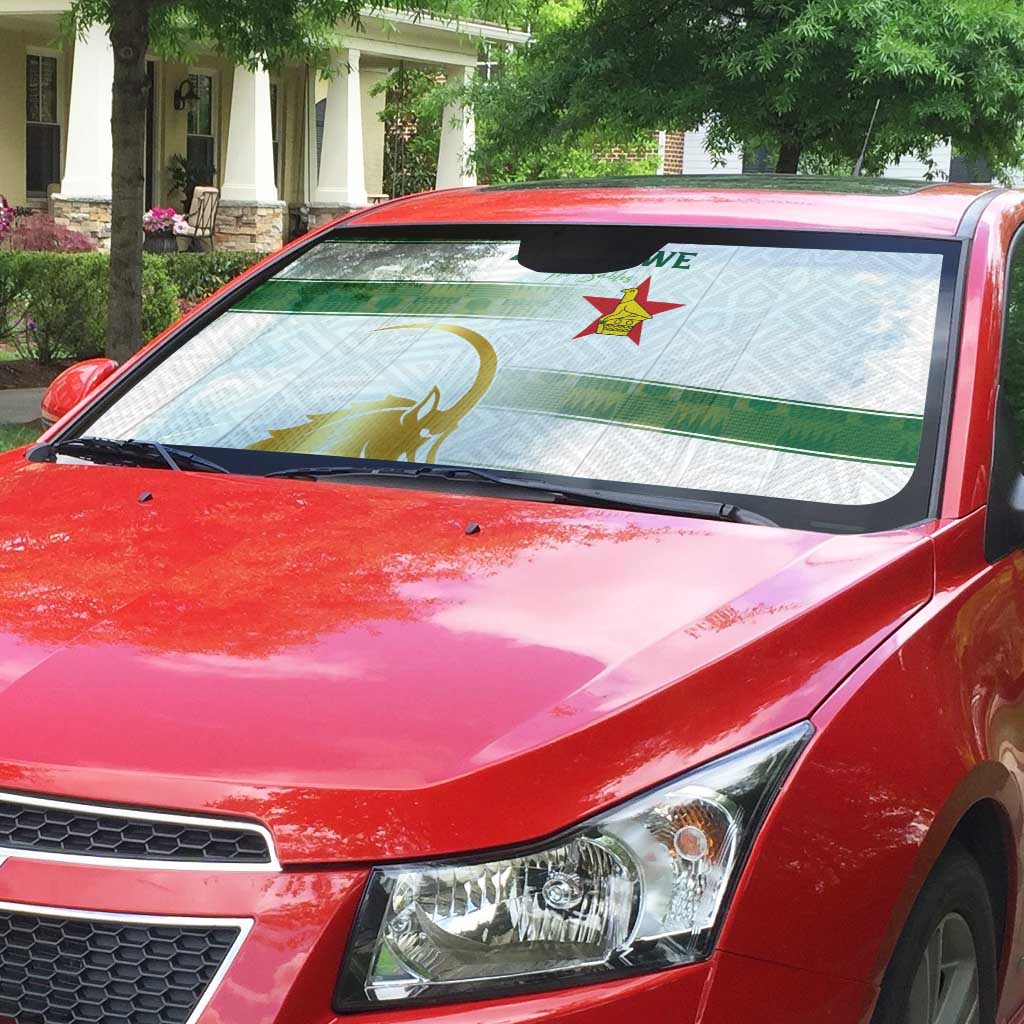 Zimbabwe Rugby The Champions 2025 Auto Sun Shade The Gold Sables Version - Wonder Print Shop