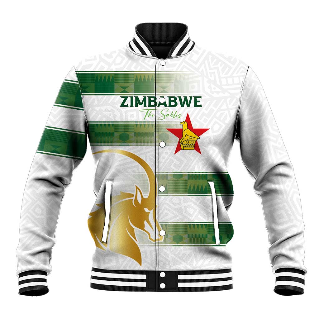 Custom Zimbabwe Rugby The Champions 2025 Baseball Jacket The Gold Sables Version - Wonder Print Shop