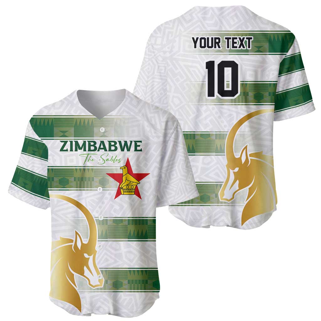 Custom Zimbabwe Rugby The Champions 2025 Baseball Jersey The Gold Sables Version - Wonder Print Shop