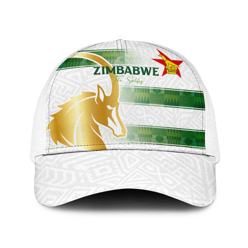 Zimbabwe Rugby The Champions 2025 Baseball Net Cap The Gold Sables Version - Wonder Print Shop