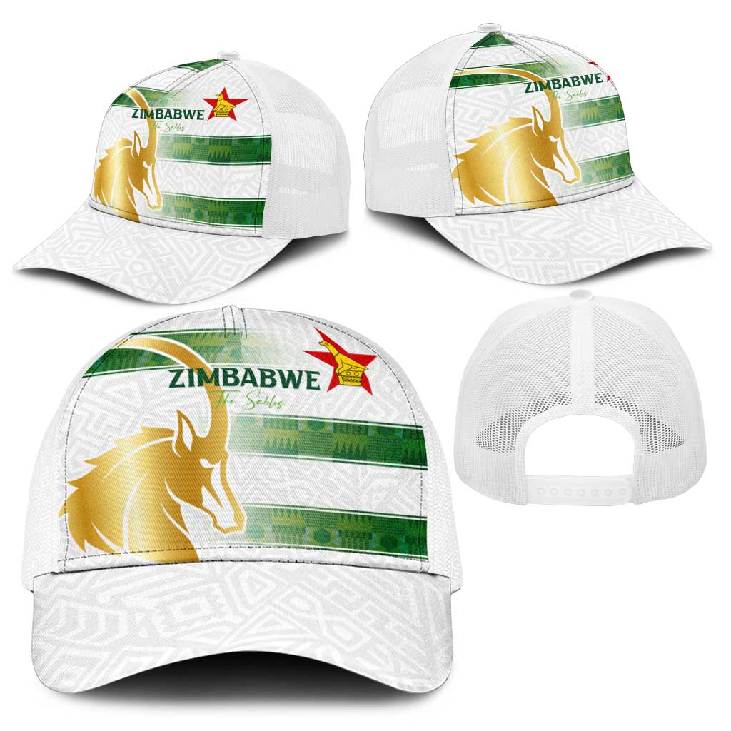 Zimbabwe Rugby The Champions 2025 Baseball Net Cap The Gold Sables Version - Wonder Print Shop