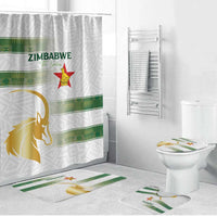 Zimbabwe Rugby The Champions 2025 Bathroom Set The Gold Sables Version - Wonder Print Shop