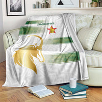 Zimbabwe Rugby The Champions 2025 Blanket The Gold Sables Version - Wonder Print Shop