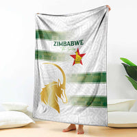 Zimbabwe Rugby The Champions 2025 Blanket The Gold Sables Version - Wonder Print Shop
