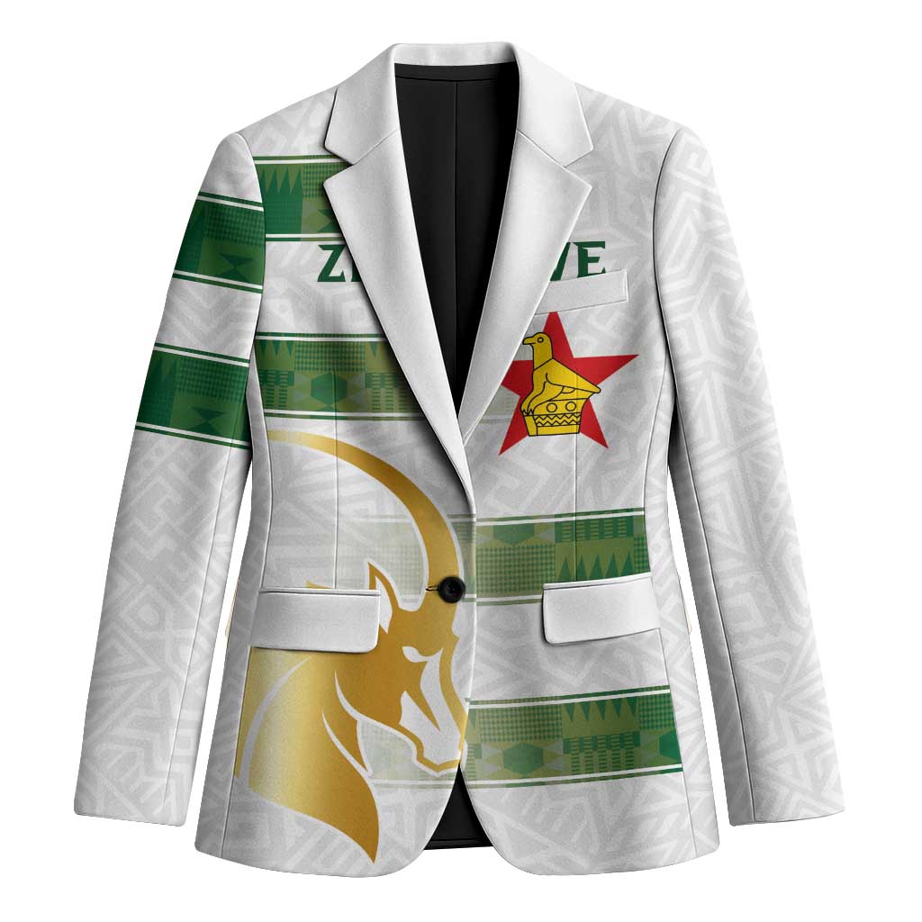 Custom Zimbabwe Rugby The Champions 2025 Blazer The Gold Sables Version - Wonder Print Shop