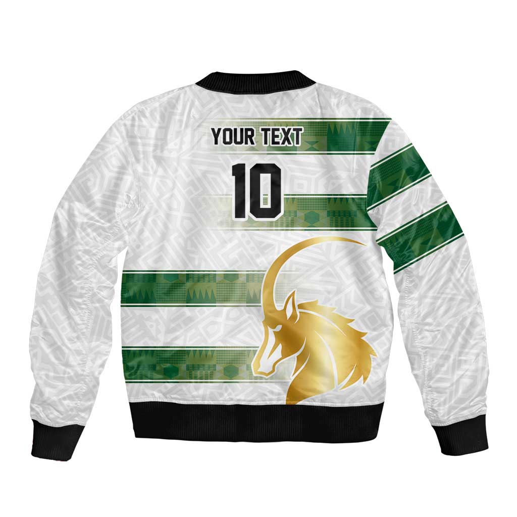 Custom Zimbabwe Rugby The Champions 2025 Bomber Jacket The Gold Sables Version - Wonder Print Shop