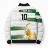 Custom Zimbabwe Rugby The Champions 2025 Bomber Puffer Jacket The Gold Sables Version - Wonder Print Shop