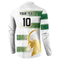 Custom Zimbabwe Rugby The Champions 2025 Button Sweatshirt The Gold Sables Version - Wonder Print Shop