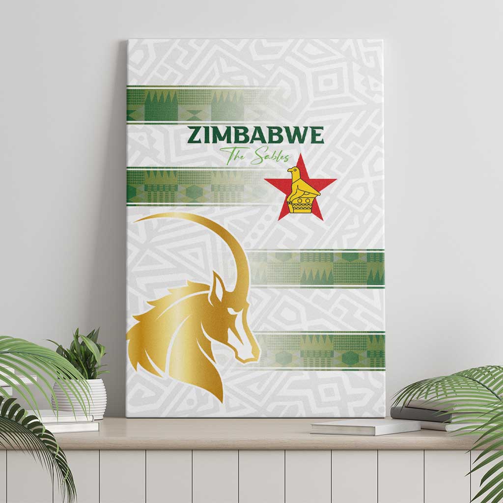 Zimbabwe Rugby The Champions 2025 Canvas Wall Art The Gold Sables Version - Wonder Print Shop