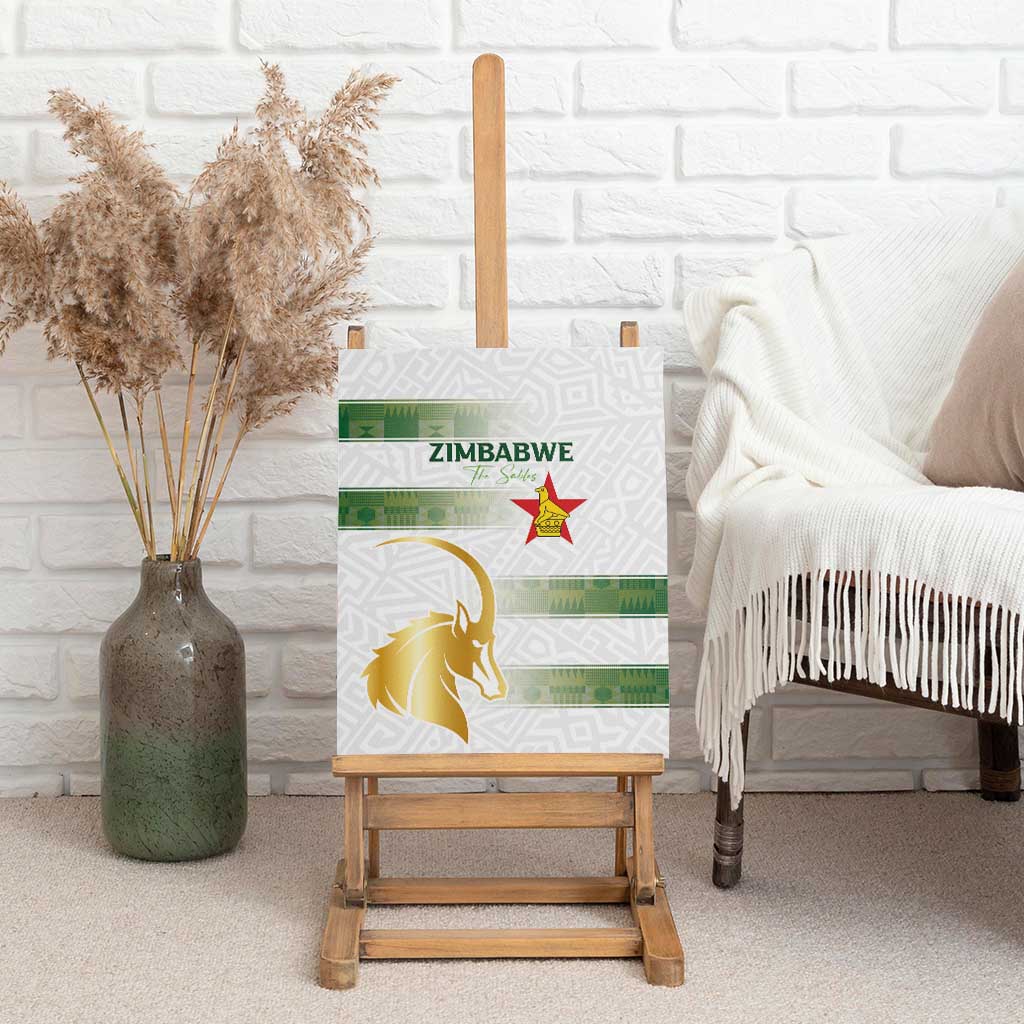 Zimbabwe Rugby The Champions 2025 Canvas Wall Art The Gold Sables Version - Wonder Print Shop