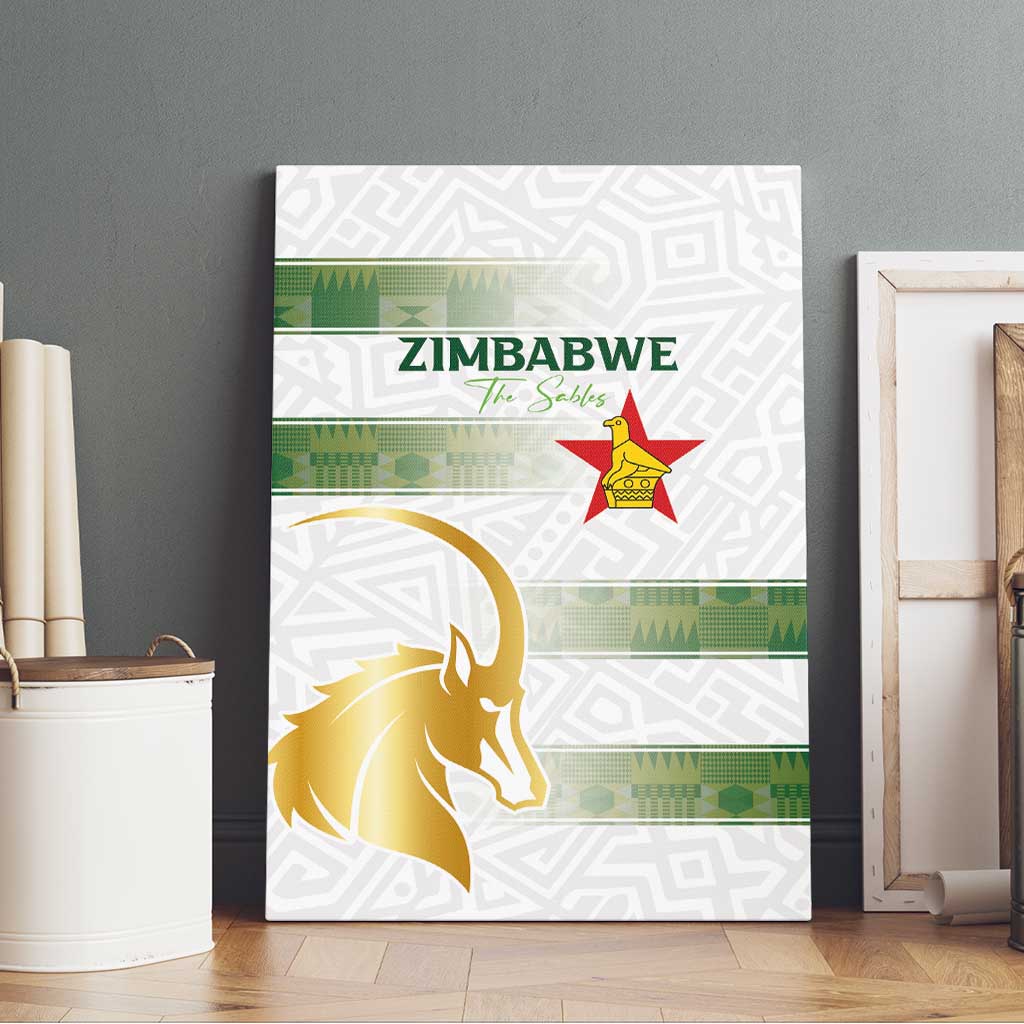 Zimbabwe Rugby The Champions 2025 Canvas Wall Art The Gold Sables Version - Wonder Print Shop