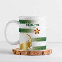 Custom Zimbabwe Rugby The Champions 2025 Ceramic Mug The Gold Sables Version - Wonder Print Shop