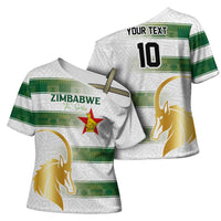 Custom Zimbabwe Rugby The Champions 2025 Cross Shoulder Shirt The Gold Sables Version - Wonder Print Shop