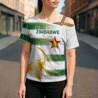 Custom Zimbabwe Rugby The Champions 2025 Cross Shoulder Shirt The Gold Sables Version - Wonder Print Shop
