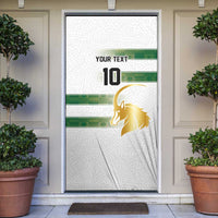 Custom Zimbabwe Rugby The Champions 2025 Door Cover The Gold Sables Version - Wonder Print Shop