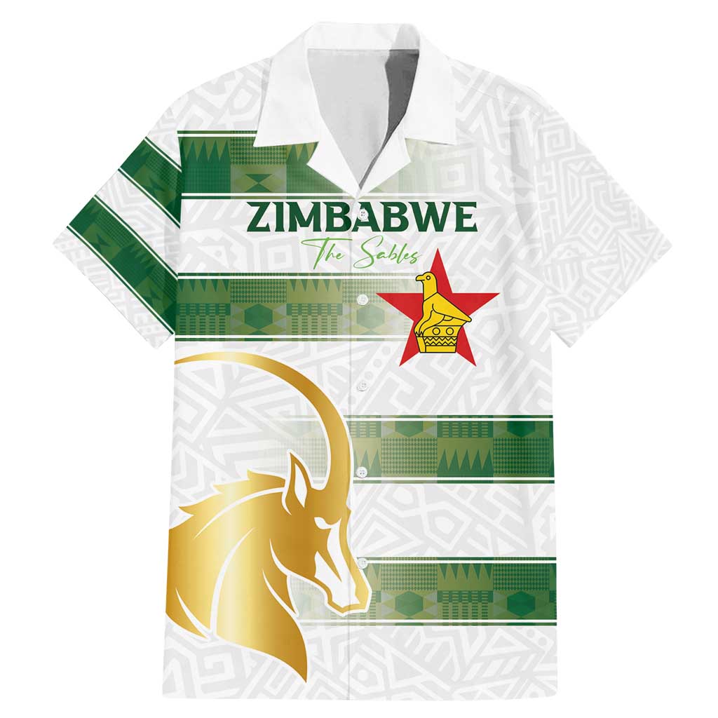 Custom Zimbabwe Rugby The Champions 2025 Family Matching Mermaid Dress and Hawaiian Shirt The Gold Sables Version - Wonder Print Shop