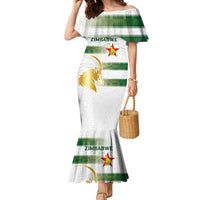 Custom Zimbabwe Rugby The Champions 2025 Family Matching Mermaid Dress and Hawaiian Shirt The Gold Sables Version - Wonder Print Shop