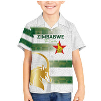 Custom Zimbabwe Rugby The Champions 2025 Family Matching Mermaid Dress and Hawaiian Shirt The Gold Sables Version - Wonder Print Shop