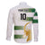 Custom Zimbabwe Rugby The Champions 2025 Family Matching Off The Shoulder Long Sleeve Dress and Hawaiian Shirt The Gold Sables Version - Wonder Print Shop