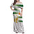 Custom Zimbabwe Rugby The Champions 2025 Family Matching Off Shoulder Maxi Dress and Hawaiian Shirt The Gold Sables Version - Wonder Print Shop