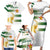 Custom Zimbabwe Rugby The Champions 2025 Family Matching Short Sleeve Bodycon Dress and Hawaiian Shirt The Gold Sables Version - Wonder Print Shop