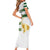 Custom Zimbabwe Rugby The Champions 2025 Family Matching Short Sleeve Bodycon Dress and Hawaiian Shirt The Gold Sables Version - Wonder Print Shop