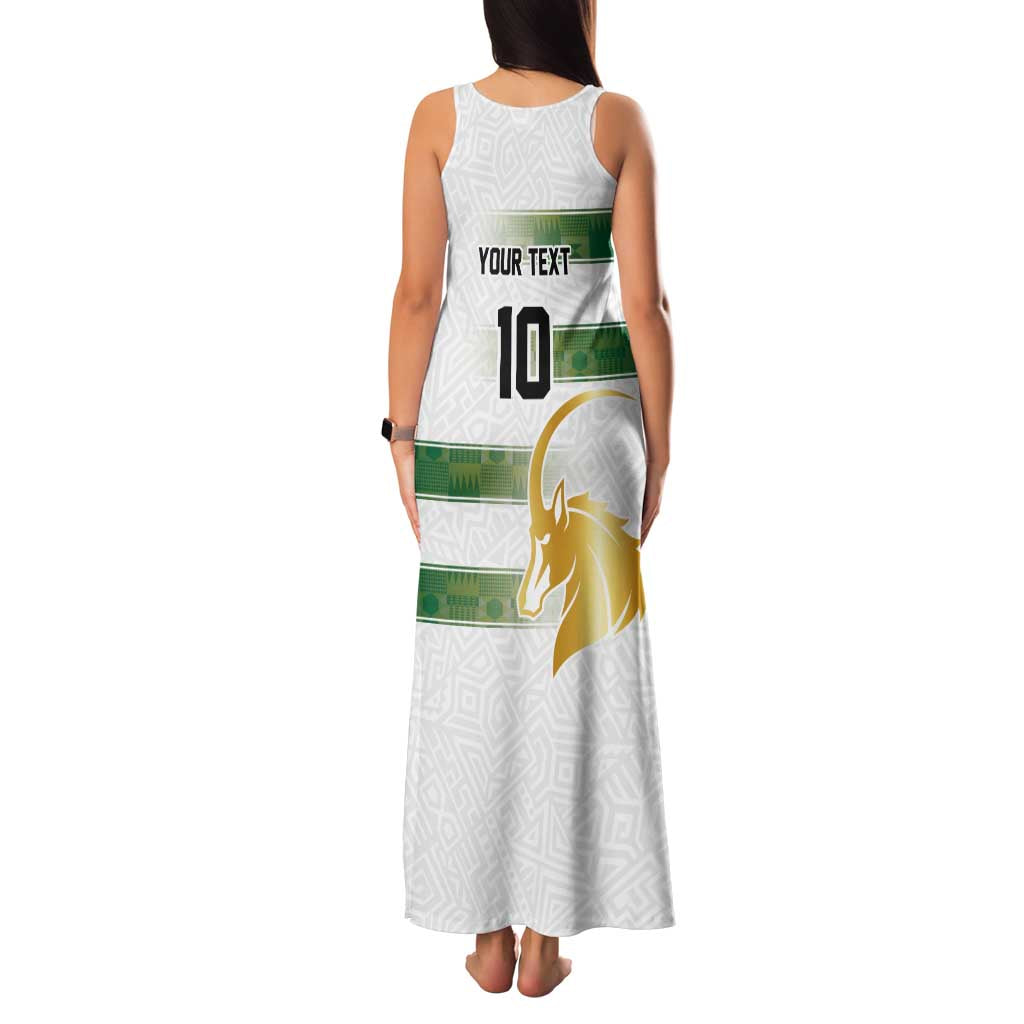 Custom Zimbabwe Rugby The Champions 2025 Family Matching Tank Maxi Dress and Hawaiian Shirt The Gold Sables Version - Wonder Print Shop
