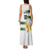 Custom Zimbabwe Rugby The Champions 2025 Family Matching Tank Maxi Dress and Hawaiian Shirt The Gold Sables Version - Wonder Print Shop