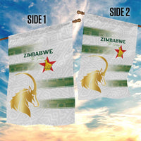 Zimbabwe Rugby The Champions 2025 Garden Flag The Gold Sables Version - Wonder Print Shop