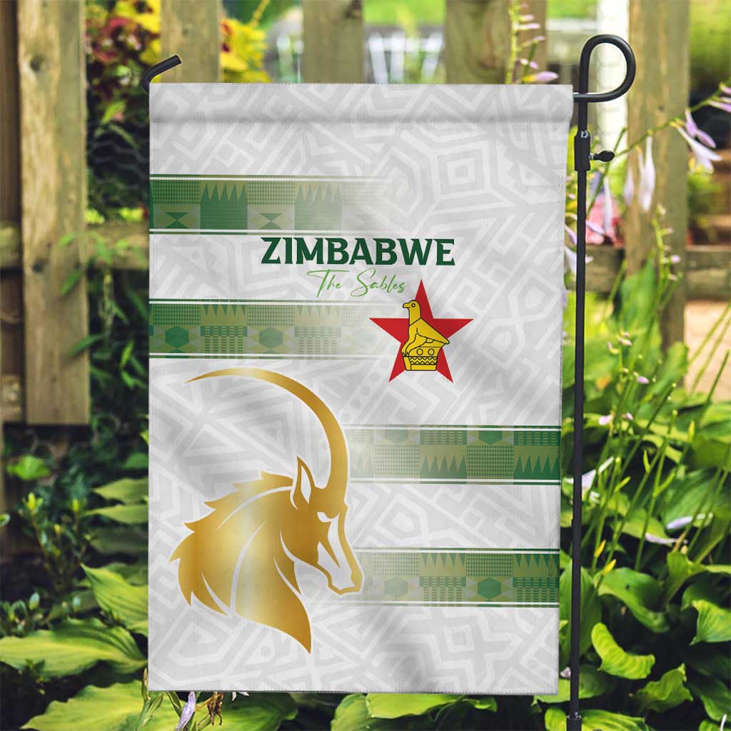 Zimbabwe Rugby The Champions 2025 Garden Flag The Gold Sables Version - Wonder Print Shop