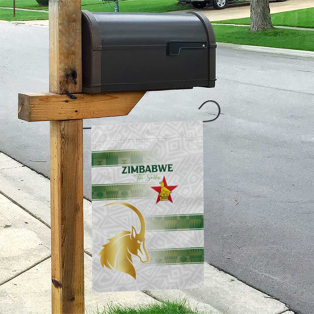 Zimbabwe Rugby The Champions 2025 Garden Flag The Gold Sables Version - Wonder Print Shop
