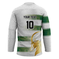 Custom Zimbabwe Rugby The Champions 2025 Hockey Jersey The Gold Sables Version - Wonder Print Shop